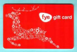 You cannot return gift cards or redeem them for cash. F Y E Happy Holidays Reindeer 2013 Gift Card 0 Ebay