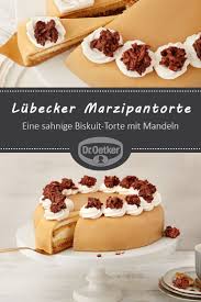 Lubecker Marzipantorte Rezept Marzipantorte Kuchen Und Torten Marzipan