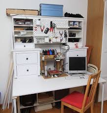 3d Printer Workbench With Fold Away Desk Ikea Hackers Fold Away Desk Ikea Desk Ikea