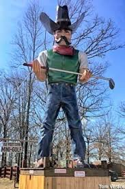 Hochatown Ok Old West Town Muffler Man Muffler Men Road Trip Fun Roadside Attractions