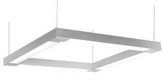 18.5'' h x 15.25'' w x 15.25'' d Deco Lighting Cube Led Linear Suspended Pendant Light Fixture Commercial Architectural Office Lighting Applications Alconlighting Com
