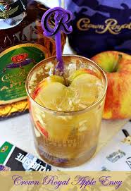 Crown royal regal apple™ flavored whisky in a cocktail shaker with ice. Crown Royal Apple Envy A Delicious Apple Flavored Whisky Drink