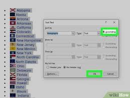 To sort in descending order of a and then ascending order of b . How To Alphabetize In Microsoft Word 8 Steps With Pictures