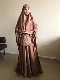 Eleganter Muslimischen Anzug Seide Jilbab Hochzeit Khimar Etsy Fashion Fashion Clothes Women Hijab Style Dress