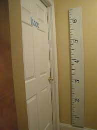 Oversized Ruler Decal For Diy Growth Chart Vinyl Lettering