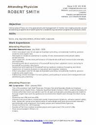 Write the perfect physician cv. Attending Physician Resume Samples Qwikresume