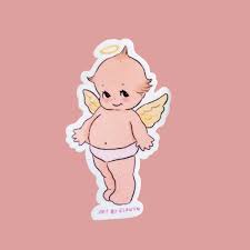 Cupid Baby Sticker | Angel – Pigment