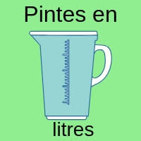 Convertisseur Pintes Litres