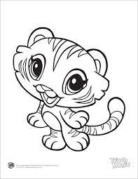 This is another simple one that everyone will love and the bunny is on printable animal coloring templates offer crisp and thick borders, which means that cutting out. Baby Tiger Coloring Printable Animal Coloring Pages Puppy Coloring Pages Unicorn Coloring Pages