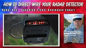 Need some direct wire radar detector advice for the e70. How To Direct Wire Your Radar Detector Youtube