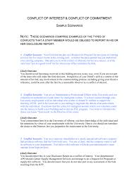 Conflict Of Interest And Conflict Of Commitment Sample Scenarios Printable sample simple room rental agreement form more: conflict of commitment sample scenarios