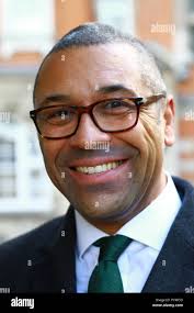 James Cleverly MP in Westminster, London, UK.