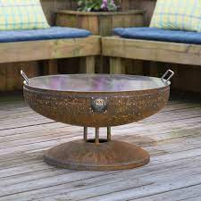 It is useful for keeping water out of the pit, however, it can also serve as a table top when the fire pit is not being used. 30 Handcrafted Snuffer Lid For Fire Pit Custom Fire Pits Custom Fire Pit For Sale Made To Last Forever