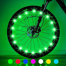 Evaduol Bike Wheel Lights 7 Colors In 1 Bike Lights Safety At Night Switch 9 Modes Led Bike Accessories Lights Usb Bike Accessories Bike Wheel Best Road Bike