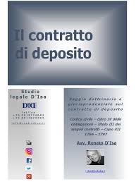 We did not find results for: Il Contratto Di Deposito Renato D Isa