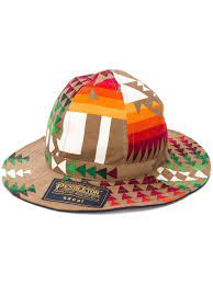 Sacai Sacai Corduroy Patterned Hat Brown Sacai Sacai Navajo Style Hats