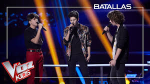 La cuarta noche de audiciones a ciegas con la lucha de los coaches por conseguir las mejores voces para sus equipos. Javier Adrian Y David Cantan Give Me Love Batallas La Voz Kids Antena 3 2021 Youtube