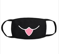 Anime Mouth Mask Png Mask Party Props Panda Mask