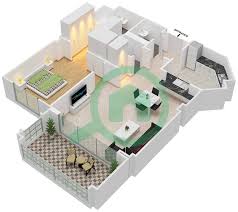 Check out a wide array of floor plans for four bedroom homes and apartments in this post. Floor Plans For Type B 1 Bedroom Apartments In Shoreline Apartments Bayut Dubai