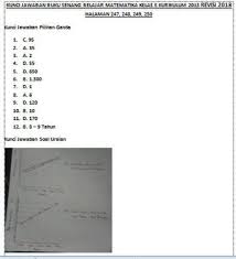 Kunci Jawaban Buku Senang Belajar Matematika Kelas 5 Kurikulum 2013 Revisi 2018 Kaskus