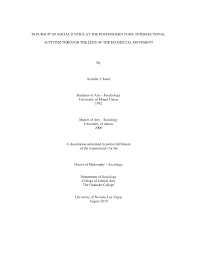 PDF) In pursuit of social justice at the postmodern turn: Intersectional  activism through the lens of the ecosexual movement