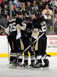 Malkin Hat Trick Celebration Feb 25 2012 Pittsburgh Penguins Penguins Mike Lange