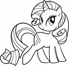 Kids Under 7 My Little Pony Coloring Pages My Little Pony Coloring Pony Drawing My Little Pony Rarity