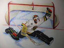 Nhl Hockey Goalie Kirk Mclean Step By Step Drawing Glove Save! - Youtube