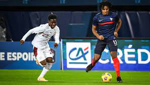 Jules kounde plays for spanish league team sevilla nervión br (sevilla fc) in pro evolution soccer 2021. Kounde Starts For France S Win Against Switzerland Sevilla Fc