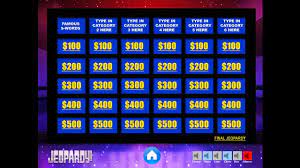 Jeopardy Powerpoint Game Template Youth Downloads