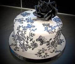 <p>be it your wife's birthday, valentine's day, or anniversary celebration, elevating the whole look of the room with flower and balloons can add more fun and excitement to the celebration. Black Rose And Lace Cake Cake By Vanessa Cakesdecor