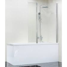 Pare Baignoire 2 Volets Pliant H 140 Cmxl 115 Cm Verre Securite Transparent Dado Baignoire Pare Baignoire 2 Volets Pare Baignoire Coulissant