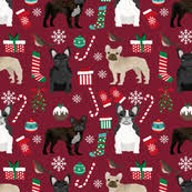 Get it as soon as tue, mar 16. French Bulldog Christmas Fabric Candy Spoonflower