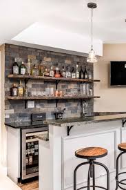 Simple yet effective, this small basement bar area puts the 'fun' in functional! 17 Homemade Basement Bar Plans You Can Build Easily