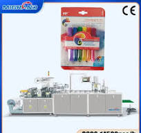 Fully Automatic Pigment Stick Paintbrush and Drawknife Paper Plastic  Blister Packing Machine for Stationery