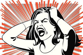 Gezeichnete Verzweifelte Frau Symbolisiert Gefuhl Wenn Jemand Nicht Kreativ Sein Kann Content Marketing Kreativ Marketing