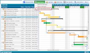 Export Project Task Schedule To Excel Spreadsheet Zilicus