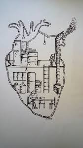 vives en mi corazon tumblr art drawings anatomical heart