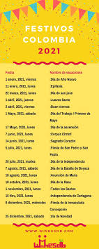 We did not find results for: Festivos Colombia 2021 National Holidays Colombia Wishes Db