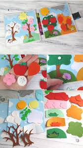 Pdf Pattern Tutorial Seasons Quiet Book Busy Book Pdf Etsy In 2020 Quiet Book Busy Book Felt Toys Diy