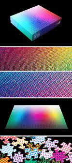 Each tile becomes an abstraction of dots of various sizes in cyan, magenta, yellow, and black to. A Dizzying Sibling To Our Best Selling 1 000 Colors Puzzle The 1 000 Colors Halftone Puzzle Adds A Layer Of Intrigue B Color Puzzle Halftone Dots Colour Field