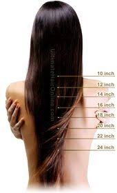 hair length chart for full lace wigs hair length