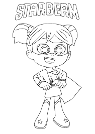 Coloring pages of bff's, best friends for ever. Starbeam Coloring Pages
