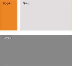 Glidden Paint Orange Marmalade Glo04 Toasted White Glc18 And Seal Grey Gln46 House Paint Exterior Exterior Paint Colors For House Exterior House Colors