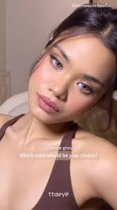 Like this look? Such an atmospheric beauty 🖤🤍 featuring the "Trinity Grey"  contacts ✨⁠ ⁠ ⚪️Lens: #TrinityGrey⁠ (Dia: 14.0mm