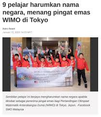 Yang layak ke sukan olimpik dan paralimpik tokyo 2020 menunjukkan semangat juang tinggi bagi mengharumkan nama negara. Mengharumkan Nama Negara In English