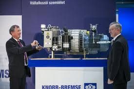 Közúti jármű, járműmotor alkatrészeinek gyártása. Knorr Bremse WorldÊ¼s Largest Rail Brake Factory Inaugurated In Budapest Hepa Greece