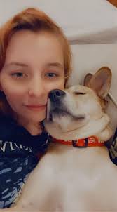 Our Tucker relaxing after a hard day of relaxing!!