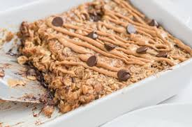 Vegan Snickers Baked Oatmeal Recipe Baking Baked Oatmeal Delicious Vegan Recipes