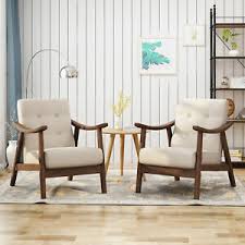 Best choice products set of 2 eames style dining chair mid century modern molded plastic shell arm (white). Aurora Mid Century Modern Accent Chairs Set Of 2